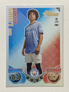 2024/25 Topps Match Attax #442 Rico Lewis - HERITAGE [Manchester City]