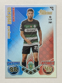 2024/25 Topps Match Attax #459 Gonçalo Inácio - HERITAGE [Sporting Clube de Portugal]