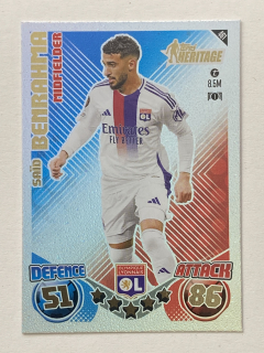 2024/25 Topps Match Attax #461 Saïd Benrahma - HERITAGE [Olympique Lyonnais]