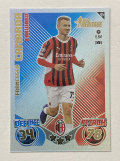 2024/25 Topps Match Attax #462 Francesco Camarda - HERITAGE [AC Milan]
