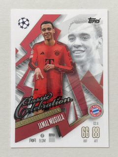 2024/25 Topps Match Attax #CC4 Jamal Musiala - CLASSIC CELEBRATION [FC Bayern München]