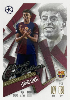 2024/25 Topps Match Attax #CC5 Lamine Yamal - CLASSIC CELEBRATION [FC Barcelona]