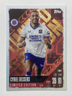 2024/25 Topps Match Attax #LE25 Cyriel Dessers - LIMITED EDITION [Rangers F.C.]