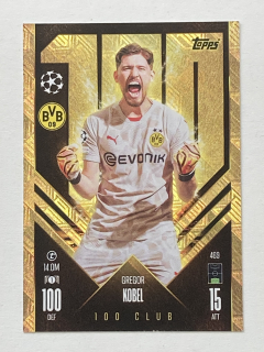 2024/25 Topps Match Attax #469 Gregor Kobel - 100 CLUB CARDS [Borussia Dortmund]