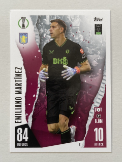 2023/24 Topps Match Attax #002 Emiliano Martínez [Aston Villa]