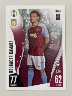 2023/24 Topps Match Attax #005 Boubacar Kamara [Aston Villa]