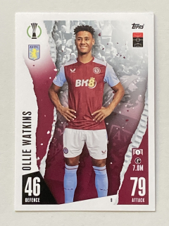2023/24 Topps Match Attax #009 Ollie Watkins [Aston Villa]