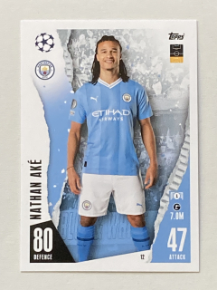 2023/24 Topps Match Attax #012 Nathan Aké [Manchester City]