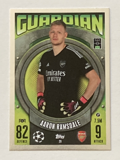 2023/24 Topps Match Attax #029 Aaron Ramsdale - GUARDIAN [Arsenal FC]