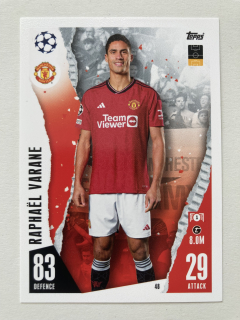 2023/24 Topps Match Attax #048 Raphaël Varane [Manchester United]