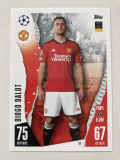 2023/24 Topps Match Attax #052 Diogo Dalot [Manchester United]