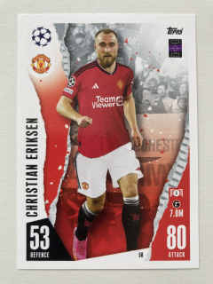 2023/24 Topps Match Attax #058 Christian Eriksen [Manchester United]
