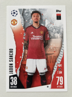 2023/24 Topps Match Attax #060 Jadon Sancho [Manchester United]