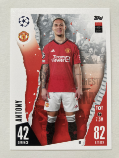 2023/24 Topps Match Attax #061 Antony [Manchester United]