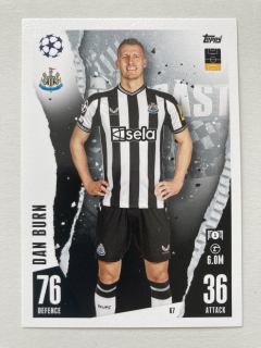 2023/24 Topps Match Attax #067 Dan Burn [Newcastle United F.C.]