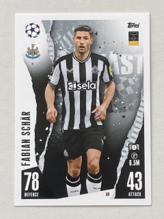 2023/24 Topps Match Attax #069 Fabian Schär [Newcastle United F.C.]