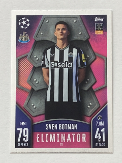 2023/24 Topps Match Attax #070 Sven Botman - ELIMINATOR [Newcastle United F.C.]