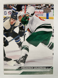2023-24 UD Extended #571 Frederick Gaudreau