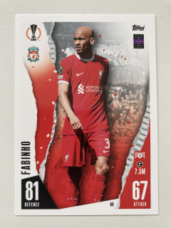 2023/24 Topps Match Attax #089 Fabinho [Liverpool FC]