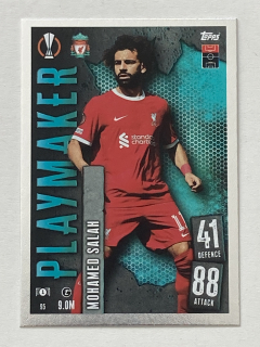 2023/24 Topps Match Attax #095 Mohamed Salah - PLAYMAKER [Liverpool FC]