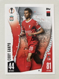 2023/24 Topps Match Attax #096 Cody Gakpo [Liverpool FC]