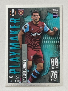 2023/24 Topps Match Attax #108 Pablo Fornals - PLAYMAKER [West Ham United FC]