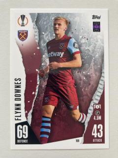 2023/24 Topps Match Attax #109 Flynn Downes [West Ham United FC]