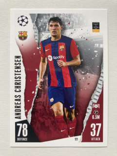2023/24 Topps Match Attax #121 Andreas Christensen [FC Barcelona]