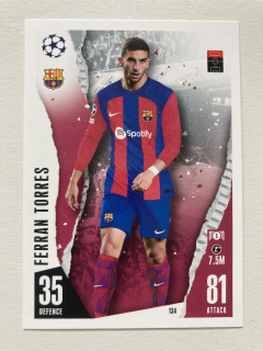 2023/24 Topps Match Attax #134 Ferran Torres [FC Barcelona]
