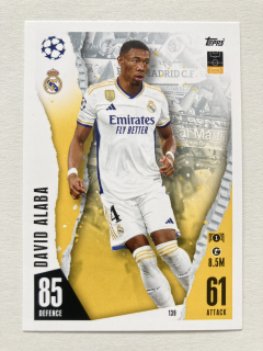2023/24 Topps Match Attax #139 David Alaba [Real Madrid F.C.]