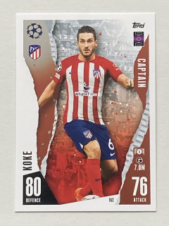 2023/24 Topps Match Attax #162 Koke - CAPTAIN [Atlético de Madrid]