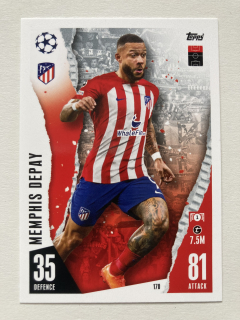 2023/24 Topps Match Attax #170 Memphis Depay [Atlético de Madrid]