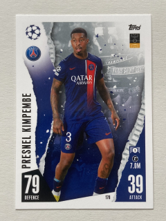 2023/24 Topps Match Attax #178 Presnel Kimpembe [Paris Saint-Germain]