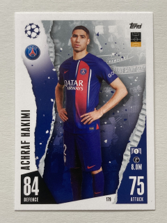 2023/24 Topps Match Attax #179 Achraf Hakimi [Paris Saint-Germain]
