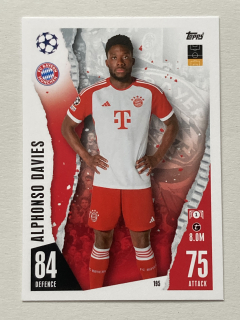 2023/24 Topps Match Attax #195 Alphonso Davies [FC Bayern München]