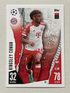 2023/24 Topps Match Attax #201 Kingsley Coman [FC Bayern München]