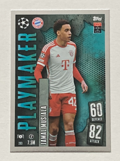 2023/24 Topps Match Attax #203 Jamal Musiala - PLAYMAKER [FC Bayern München]