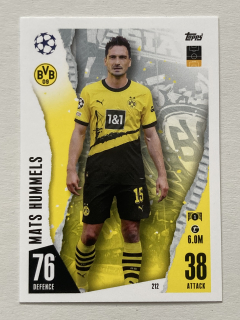 2023/24 Topps Match Attax #212 Mats Hummels [Borussia Dortmund]