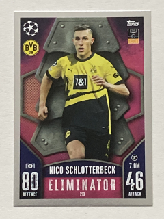 2023/24 Topps Match Attax #213 Nico Schlotterbeck [Borussia Dortmund]