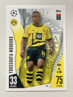 2023/24 Topps Match Attax #224 Youssoufa Moukoko [Borussia Dortmund]