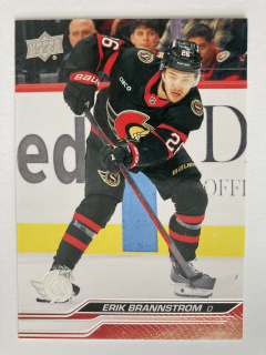 2023-24 UD Extended #593 Erik Brannstrom