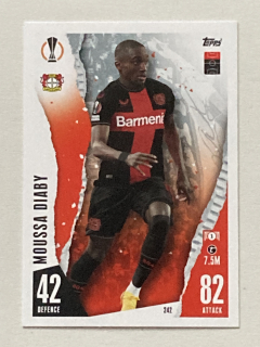 2023/24 Topps Match Attax #242 Moussa Diaby [Bayer 04 Leverkusen]