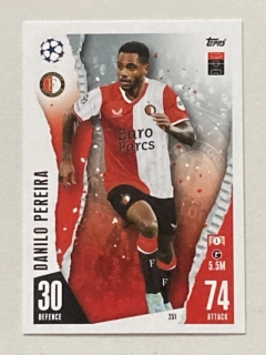 2023/24 Topps Match Attax #251 Danilo Pereira [Feyenoord Rotterdam]