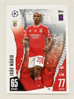 2023/24 Topps Match Attax #276 João Mário [SL Benfica Lisboa]