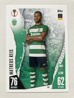 2023/24 Topps Match Attax #293 Matheus Reis [Sporting Clube de Portugal]