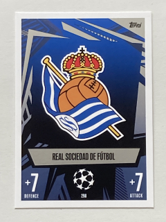 2023/24 Topps Match Attax #298 Real Sociedad de Fútbol - TEAM BADGE