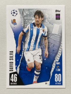 2023/24 Topps Match Attax #301 David Silva [Real Sociedad de Fútbol]