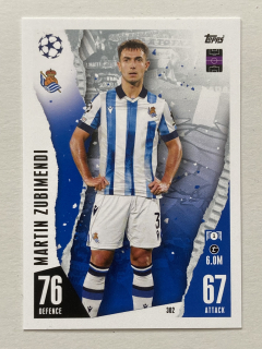 2023/24 Topps Match Attax #302 Martin Zubimendi [Real Sociedad de Fútbol]