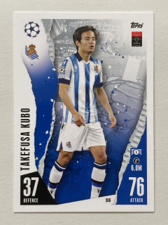 2023/24 Topps Match Attax #306 Takefusa Kubo [Real Sociedad de Fútbol]