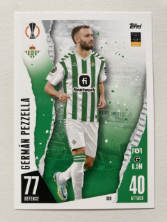 2023/24 Topps Match Attax #309 Germán Pezzella [Real Betis Balompié]